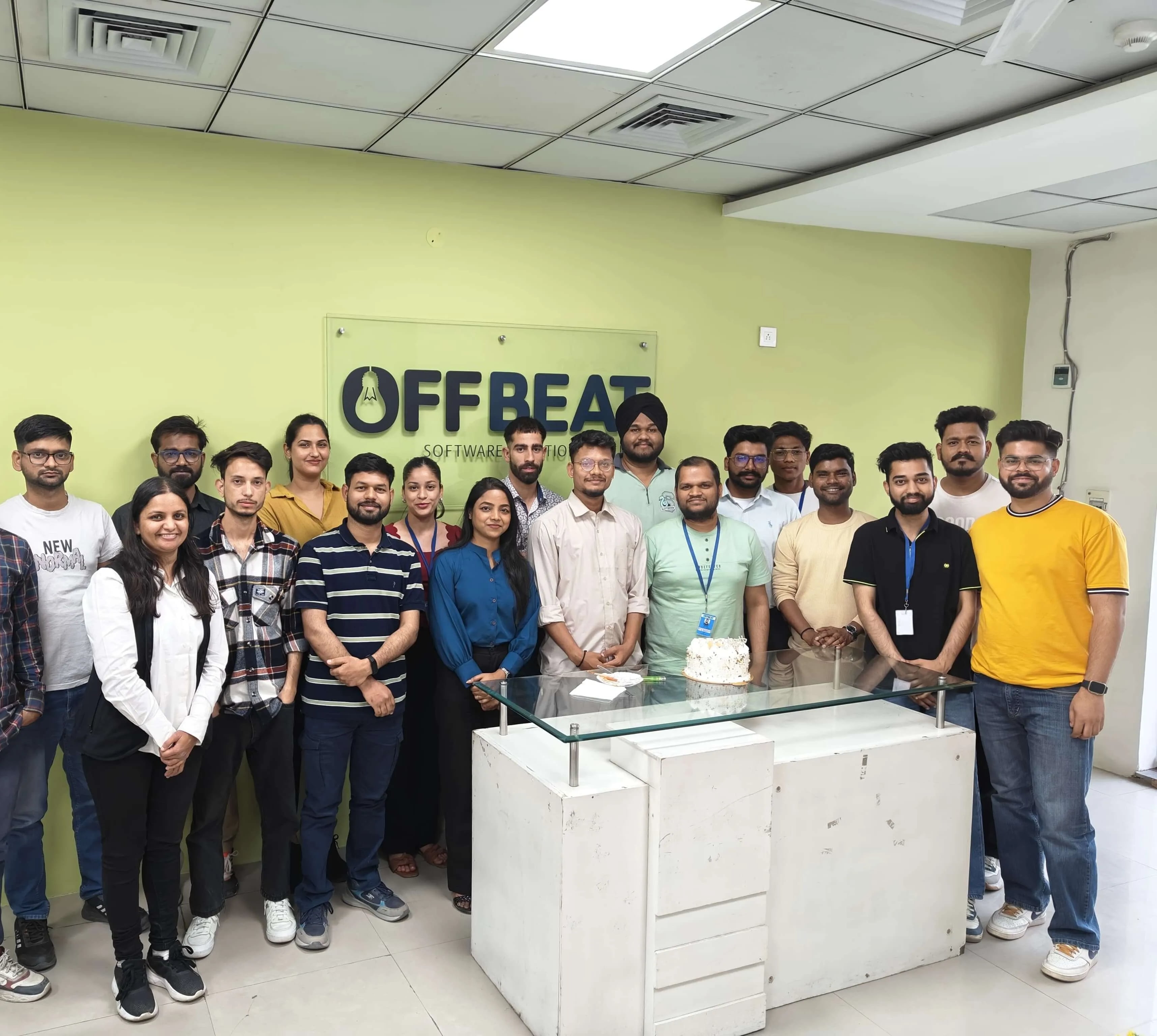 The Offbeat team at our engineering centre in Mohali, India