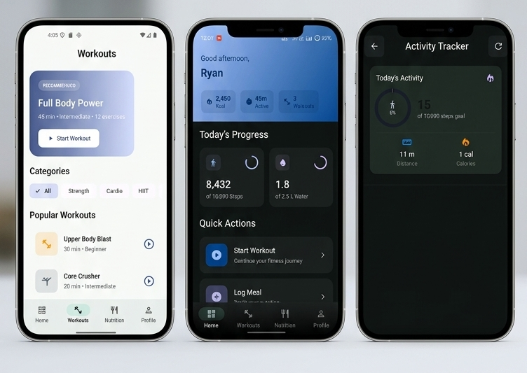 All-in-One AI Integrated Fitness & Nutrition Suite