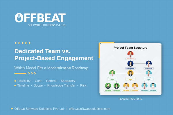Dedicated Team vs. Project-Based Engagement: Which Model Fits a Modernization Roadmap