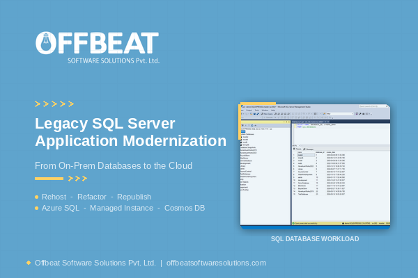 Legacy SQL Server Application Modernization