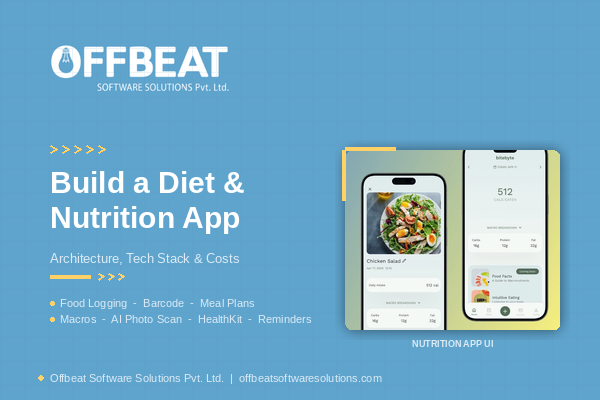 Build a Diet & Nutrition App: Architecture, Tech Stack, & Costs