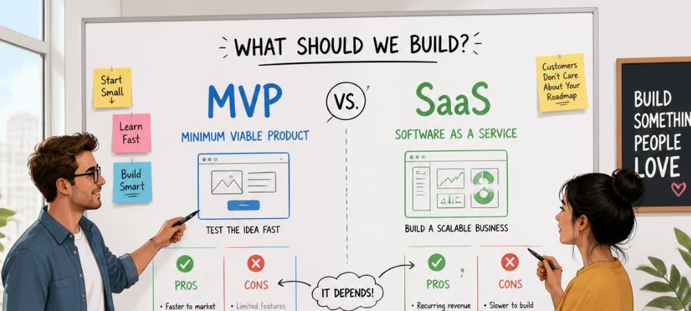 SaaS MVP vs Full Scale Development: Startup Strategy Guide